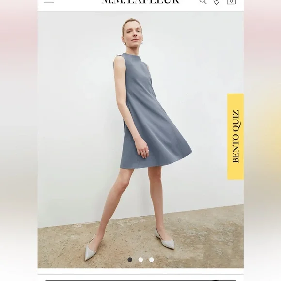 MM Lafleur Malala Dress steel blue size 18